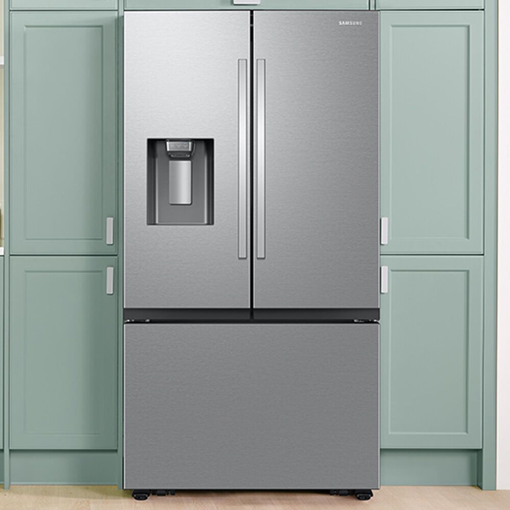 Samsung Bespoke AI 30.5 Cu. Ft. French Door Refrigerator in Fingerprint Resistant Stainless Steel, , large
