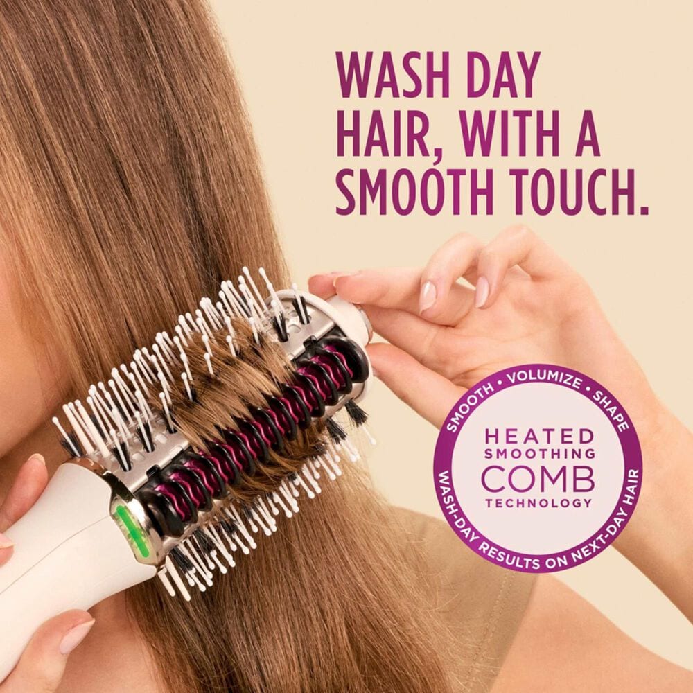 Shark SmoothStyle Heated Comb and Blow Dryer Brush in Silk, , large