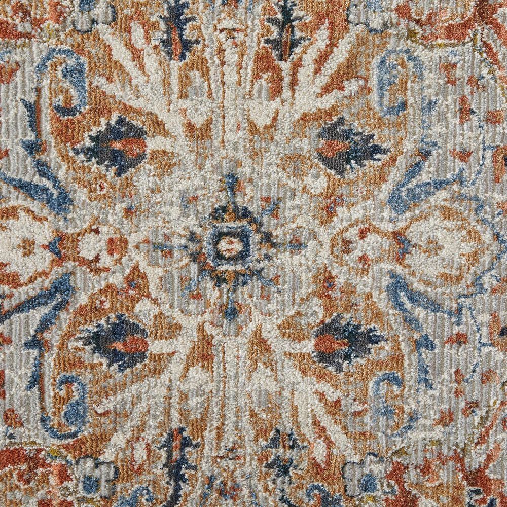 Feizy Kaia 2&#39;6&quot; x 10&#39; Red and Blue Runner, , large