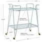 Linon Home Decor Mid-Century Bar Cart in Mint, , large