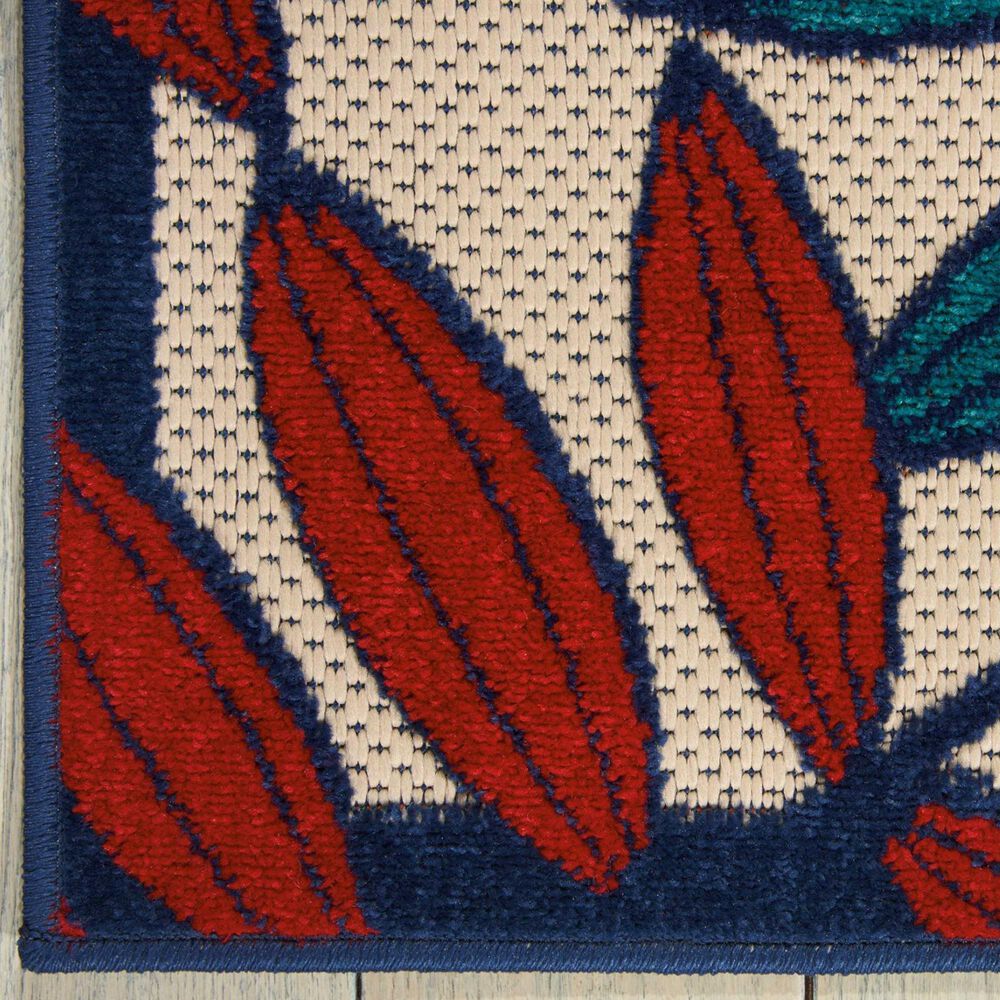 Nourison Aloha Floral 7&#39; x 10&#39; Multicolor Indoor/Outdoor Area Rug, , large