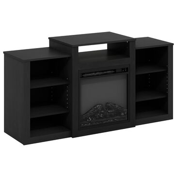 HOMLUX 53" TV Stand with Electric Fireplace in Americano, , large