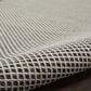 Nourison Courtyard Ivory and Charcoal 5" x 7" Indoor/Outdoor Area Rug, , large