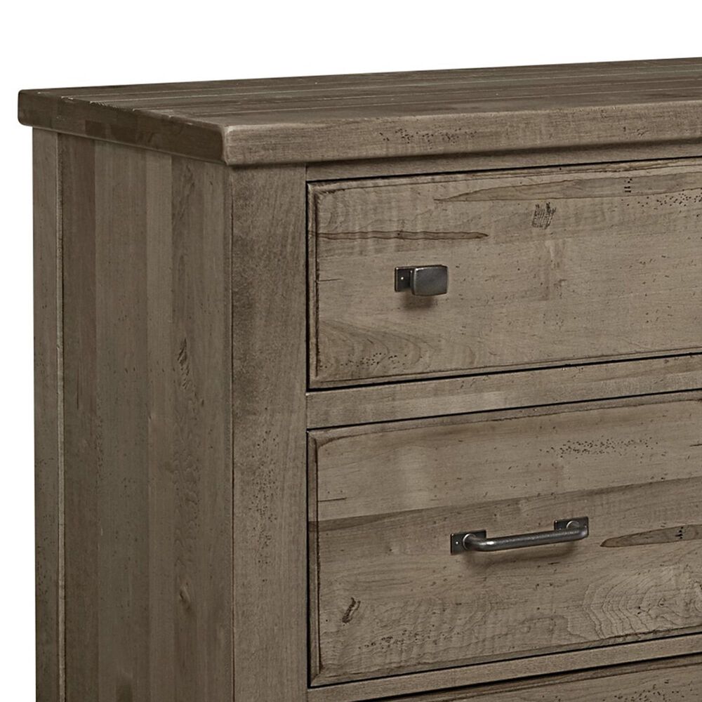 Viceray Collections Cool Rustic 7-Drawer Dresser with Mirror in Stone Grey, , large