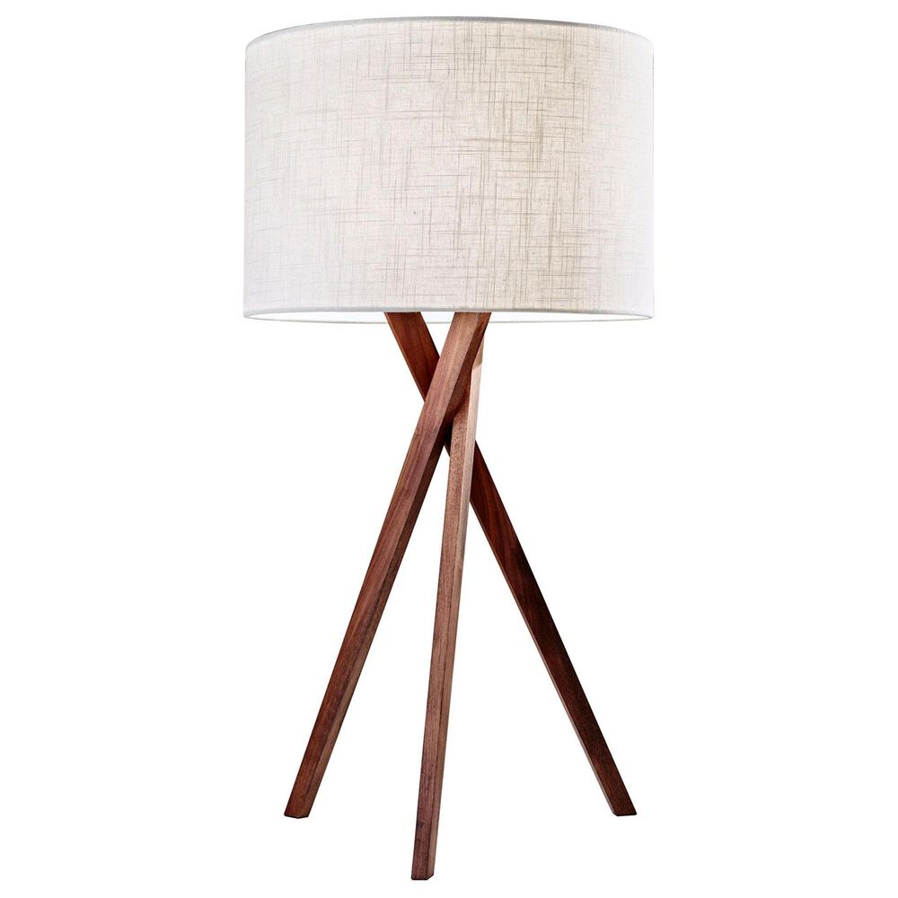 Adesso Brooklyn Table Lamp in Walnut, , large