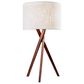 Adesso Brooklyn Table Lamp in Walnut, , large