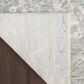 Nourison Envy Abstract Blue and Silver 9"3" x 12"7" Area Rug, , large
