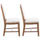 Linon Home Decor Jolene Side Chair in Brown (Set of 2), , large
