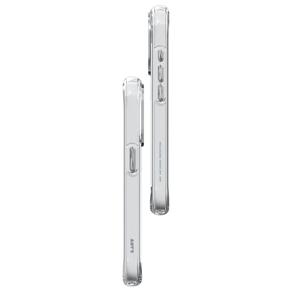 LAUT Aero Protect Case for Apple iPhone 15 in White and Crystal Clear, , large