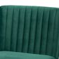 Baxton Studio Alvis Side Chair with Green Velvet Cushion in Walnut Brown, , large