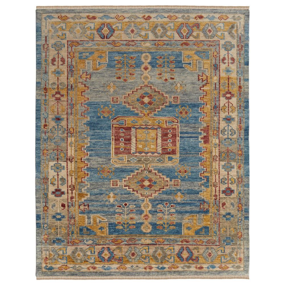 Feizy Fillmore 2" x 3" Blue and Multicolor Area Rug, , large