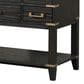 Lexora Home Norwalk 48" Single Bathroom Vanity in Black Oak with White Cultured Marble Top and Rectangular Sink, , large