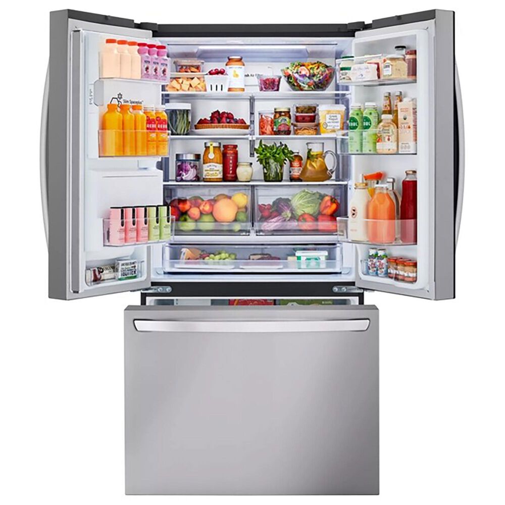 LG 30.7 Cu. Ft. 3-Door French Door Refrigerator in PrintProof Stainless Steel, , large