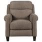Homestead Furniture Llc Bridgewater High Leg Power Recliner with Power Headrest in Vixen Peat, , large