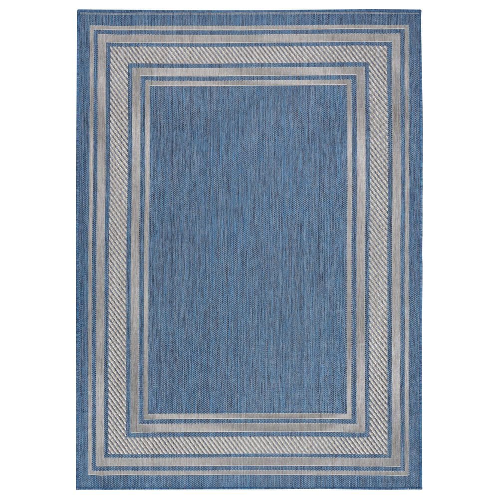 Nourison Horizon HOZ03 Denim 5&#39; x 7&#39; Indoor/Outdoor Area Rug, , large