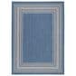 Nourison Horizon HOZ03 Denim 5" x 7" Indoor/Outdoor Area Rug, , large