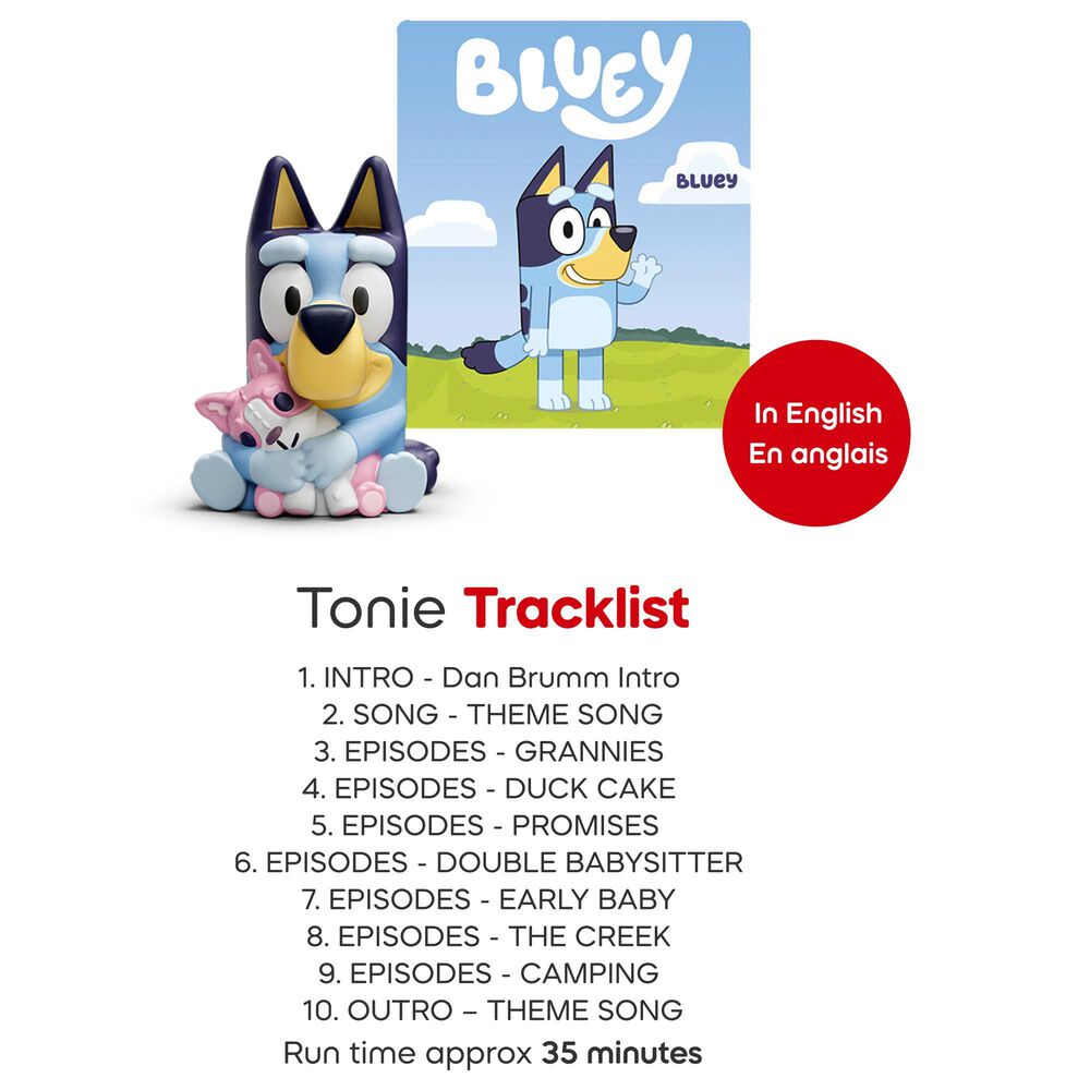 Tonies Bluey Toniebox 2 Audio Player Starter Set in Cloud Pink, , large
