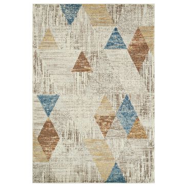 Kaleen Rugs Dasha Geometric 3"11" x 5"7" Bisque Area Rug, , large