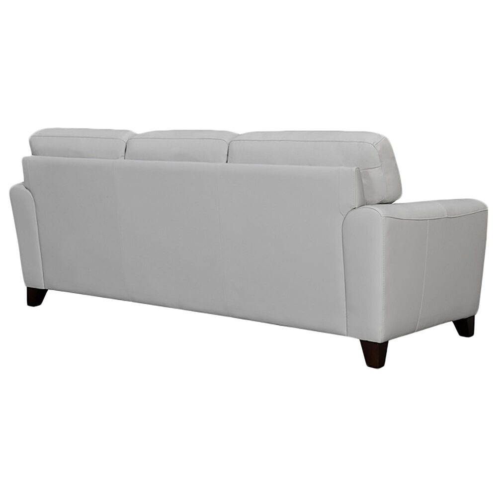 Blue River Bergen Leather Stationary Sofa in Dove Gray, , large