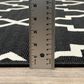 Oriental Weavers Marina 7763K 2"3" x 7"6" Black and Ivory Runner, , large