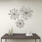 Maple and Jade 24" Round Glam Wall Decor in Black and Clear (Set of 3), , large