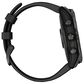 Garmin Fenix 7X Sapphire Solar Edition Smartwatch Screen in Carbon Gray DLC Titanium with Black Band, , large