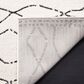 Safavieh Melody MEL112B 5"3" x 7"6" Ivory and Black Area Rug, , large
