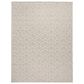 Nourison Horizon HOZ01 Grey 10" x 14" Indoor/Outdoor Area Rug, , large