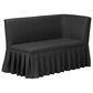 Baxton Studio Bryna 2-Piece Dining Nook Bench Set with Dark Grey Cushion in Dark Brown, , large