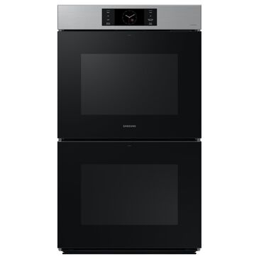 Samsung Bespoke 30" Double Wall Oven with AI Pro Cooking Camera in Stainless Steel, , large