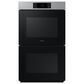 Samsung Bespoke Bespoke 30" Double Wall Oven with AI Pro Cooking Camera in Stainless Steel, , large