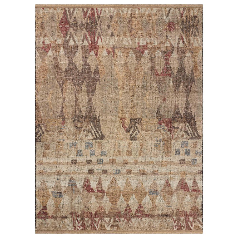 Loloi Granada Natural and Multicolor 2" x 3" Area Rug, , large