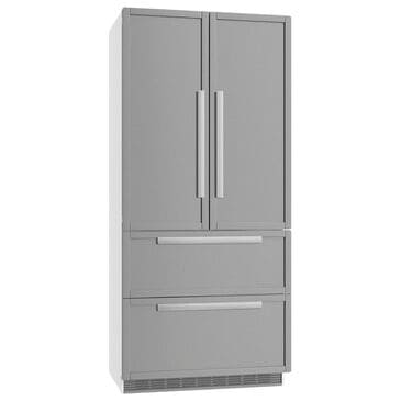 Miele Bottom Panels 36" French Door Refrigerator in Stainless Steel, , large