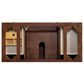 James Martin Vanities Amberly 48" Single Bathroom Vanity in Mid-Century Walnut with 3 cm Victorian Silver Quartz Top and Rectangular Sink, , large