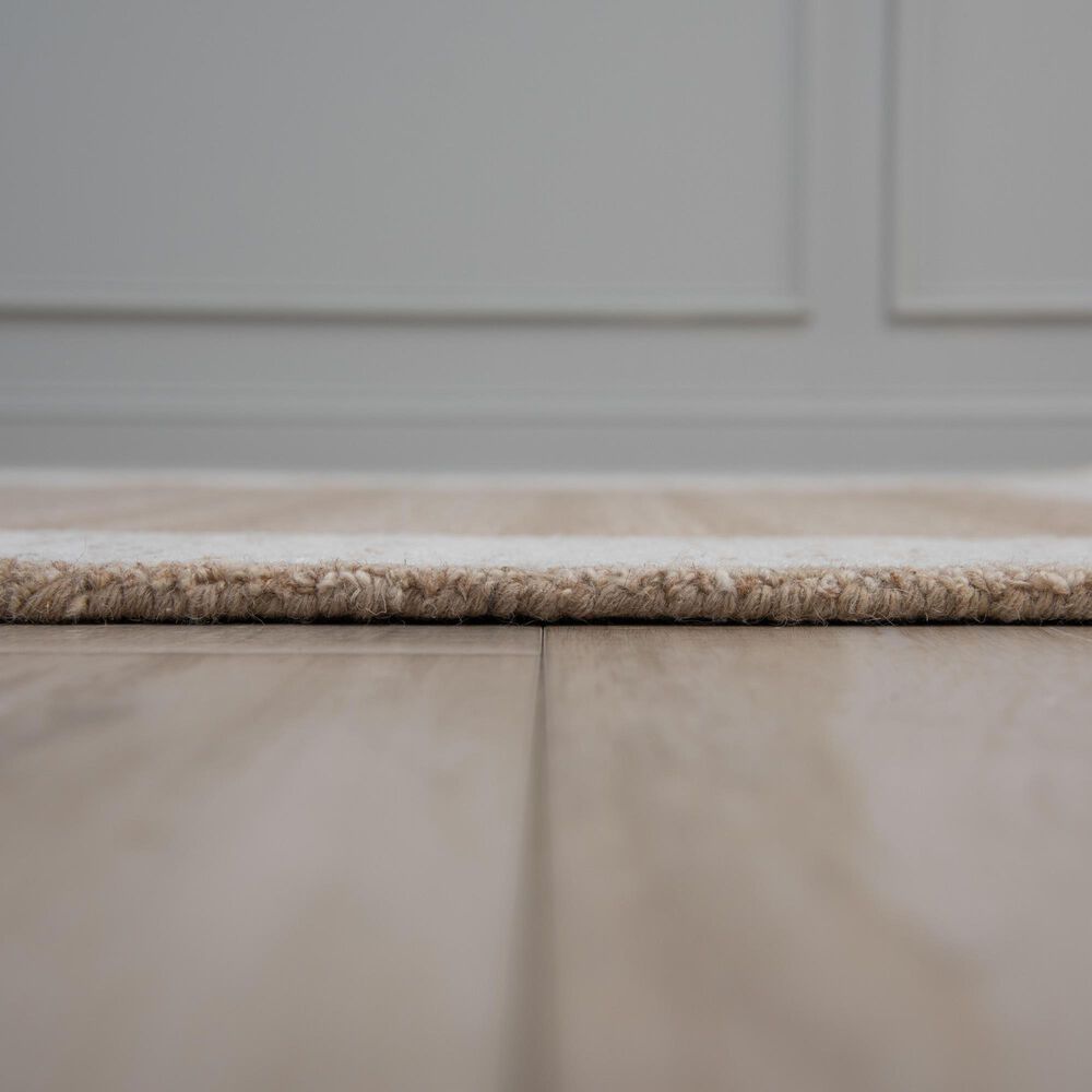 RIZZY Willow Striped Brown, Ivory and Beige 2'6" x 8' Runner, , large