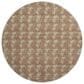Dalyn Rug Company Soft Essentials Chevron Paprika 8" Round Area Rug, , large