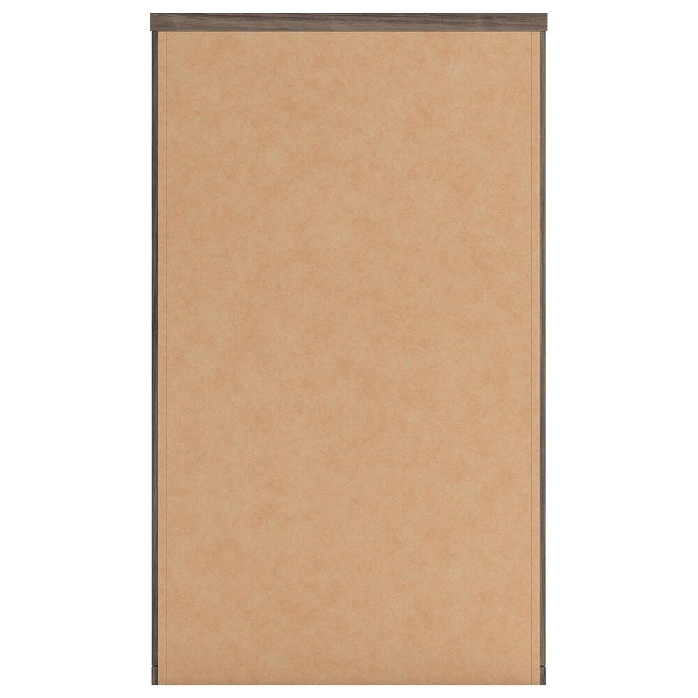 Ashley Kendanport 5-Drawer Chest in Dark Brown and Matte White, , large