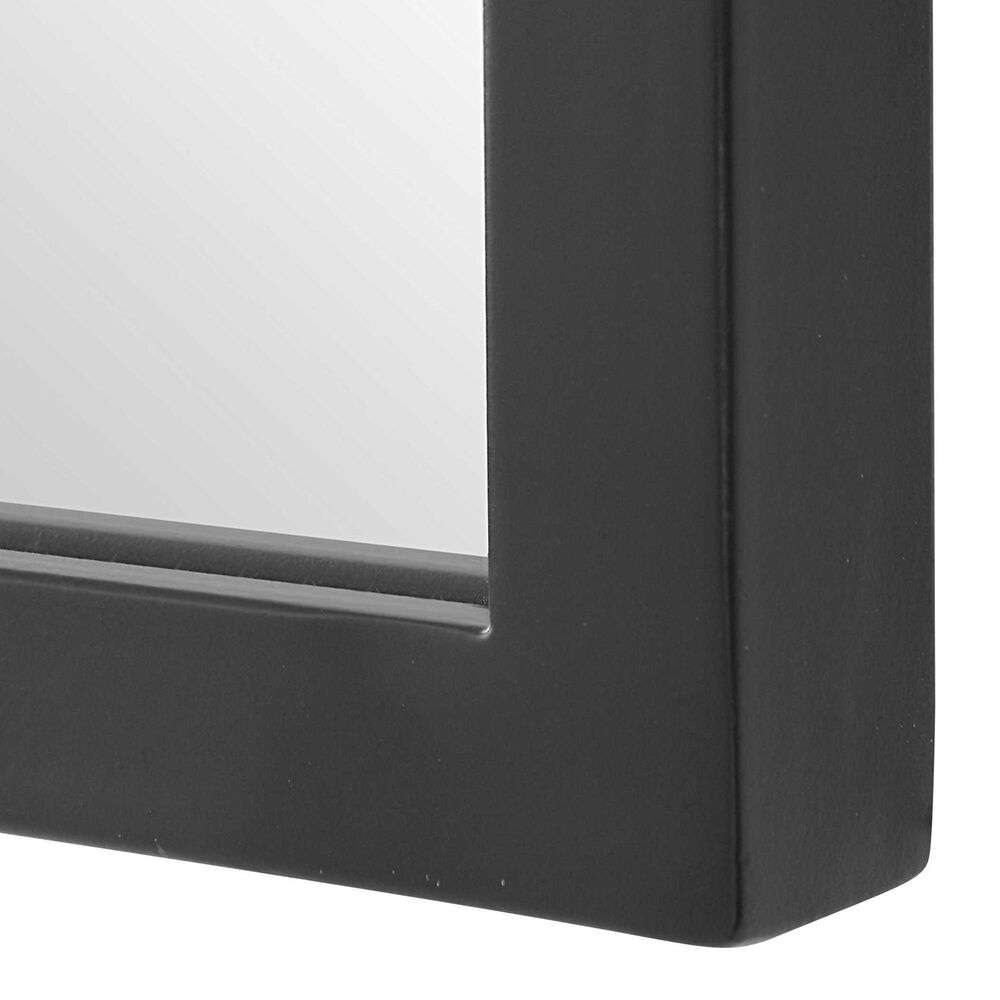 Uttermost 36&quot; Wall Mirror in Satin Black, , large