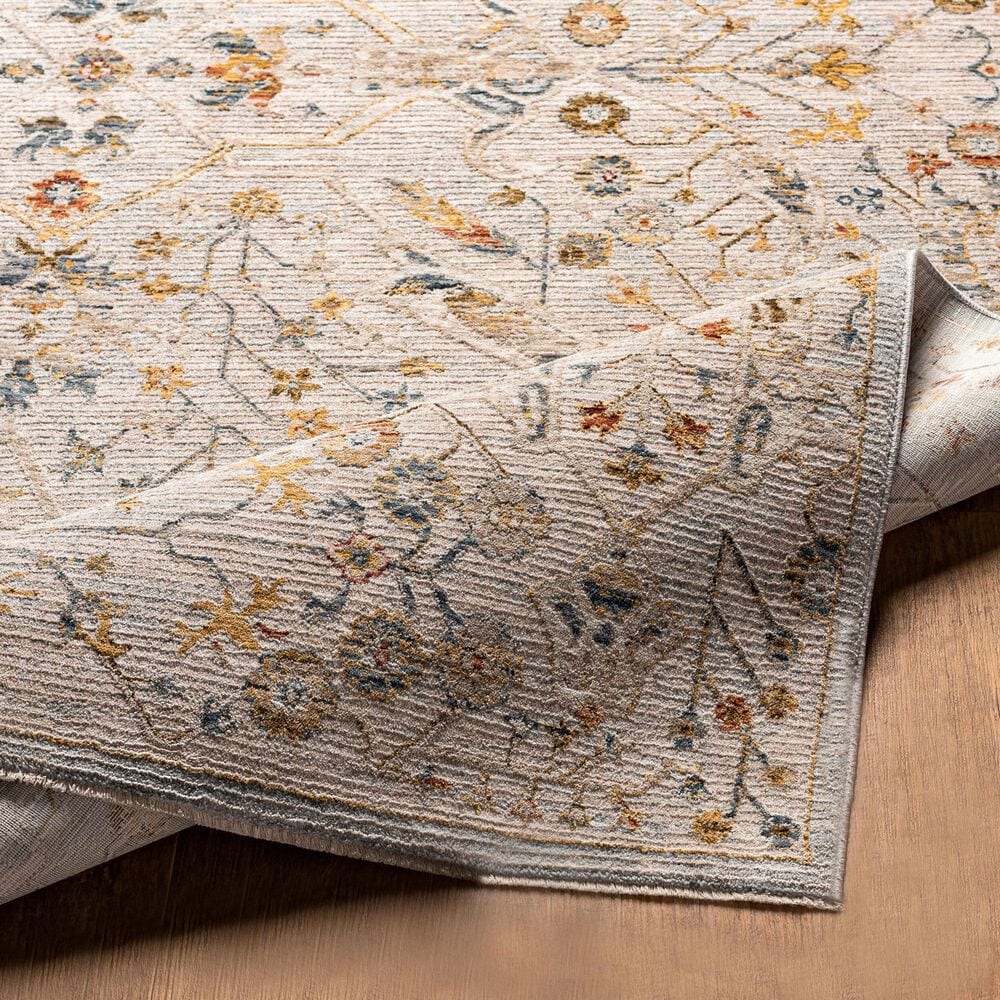 Surya Reina Light Gray, Denim, Cream, Tan, Light Brown, Rust, Mustard and Olive 10&#39; x 13&#39;11&quot; Area Rug, , large