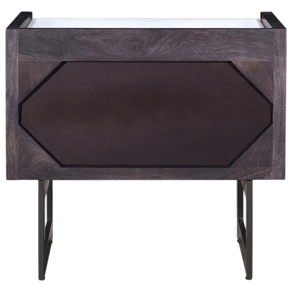 Moe&#39;s Home Collection Paloma 1 Drawer Nightstand in Grey, , large