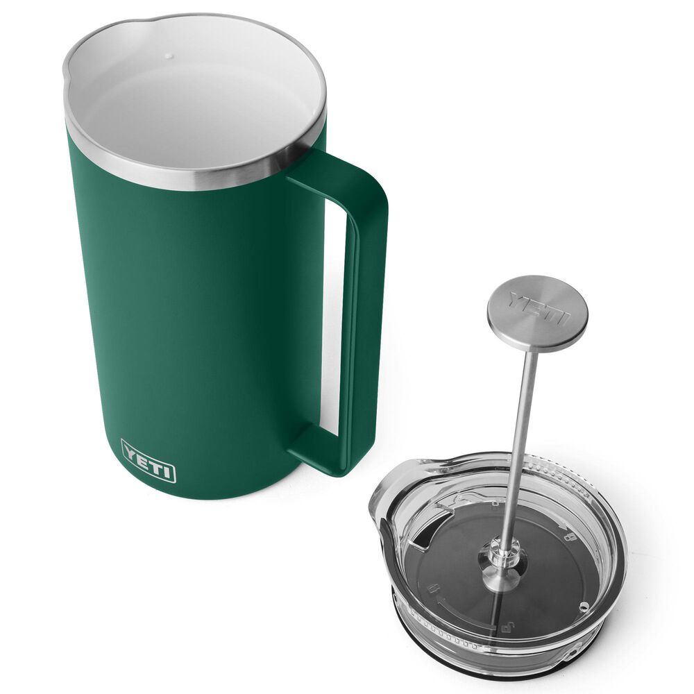 YETI Rambler 64 Oz French Press with Twist-To-Lock Lid in Black Forest Green, , large