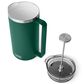 YETI Rambler 64 Oz French Press with Twist-To-Lock Lid in Black Forest Green, , large