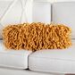 Nourison Shag 5" x 20" Lumbar Pillow in Mustard, , large