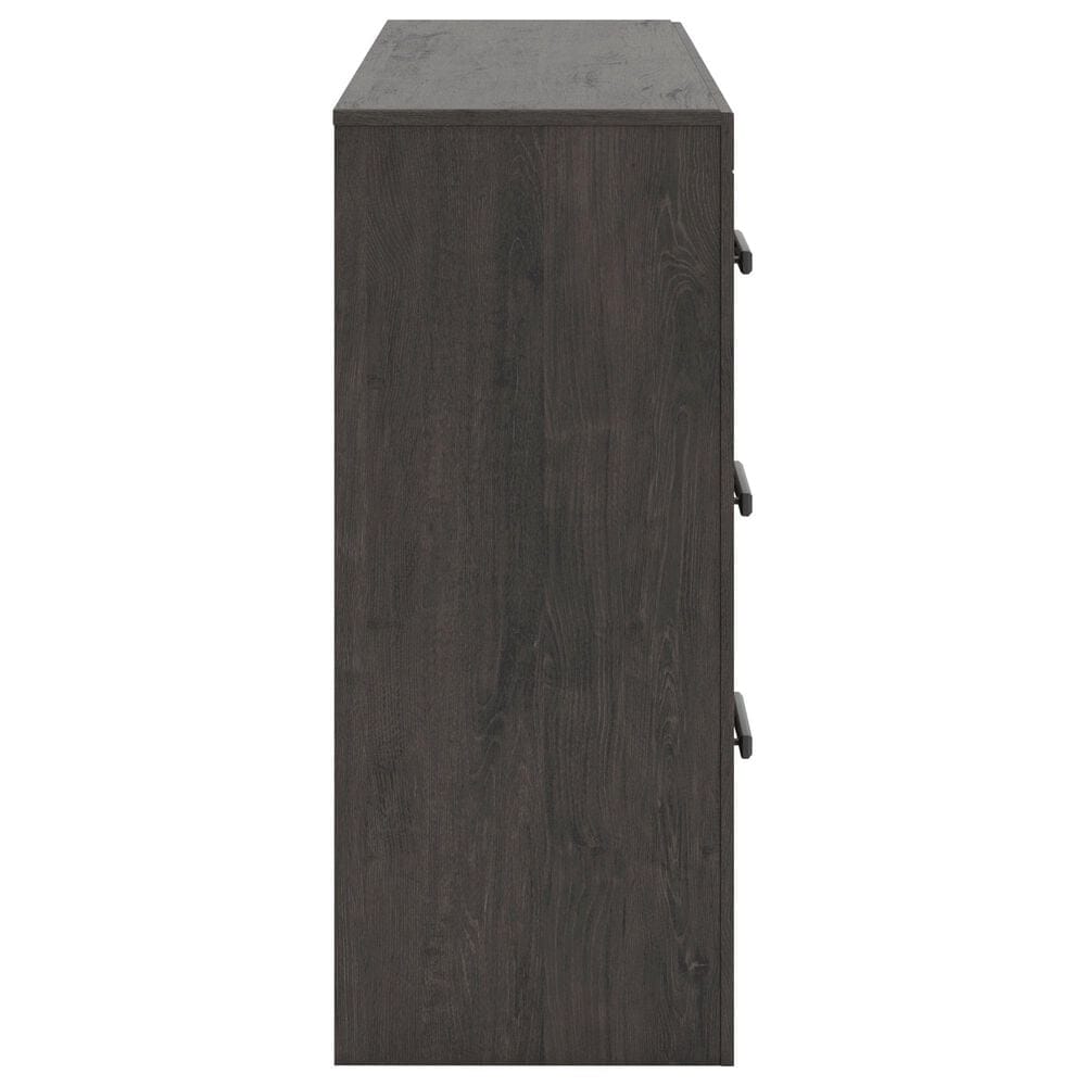 Ashley Prendonea 6-Drawer Dresser and Mirror in Charcoal, , large