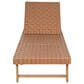 Zuo Modern Breath Outdoor Chaise Lounge in Brown, , large