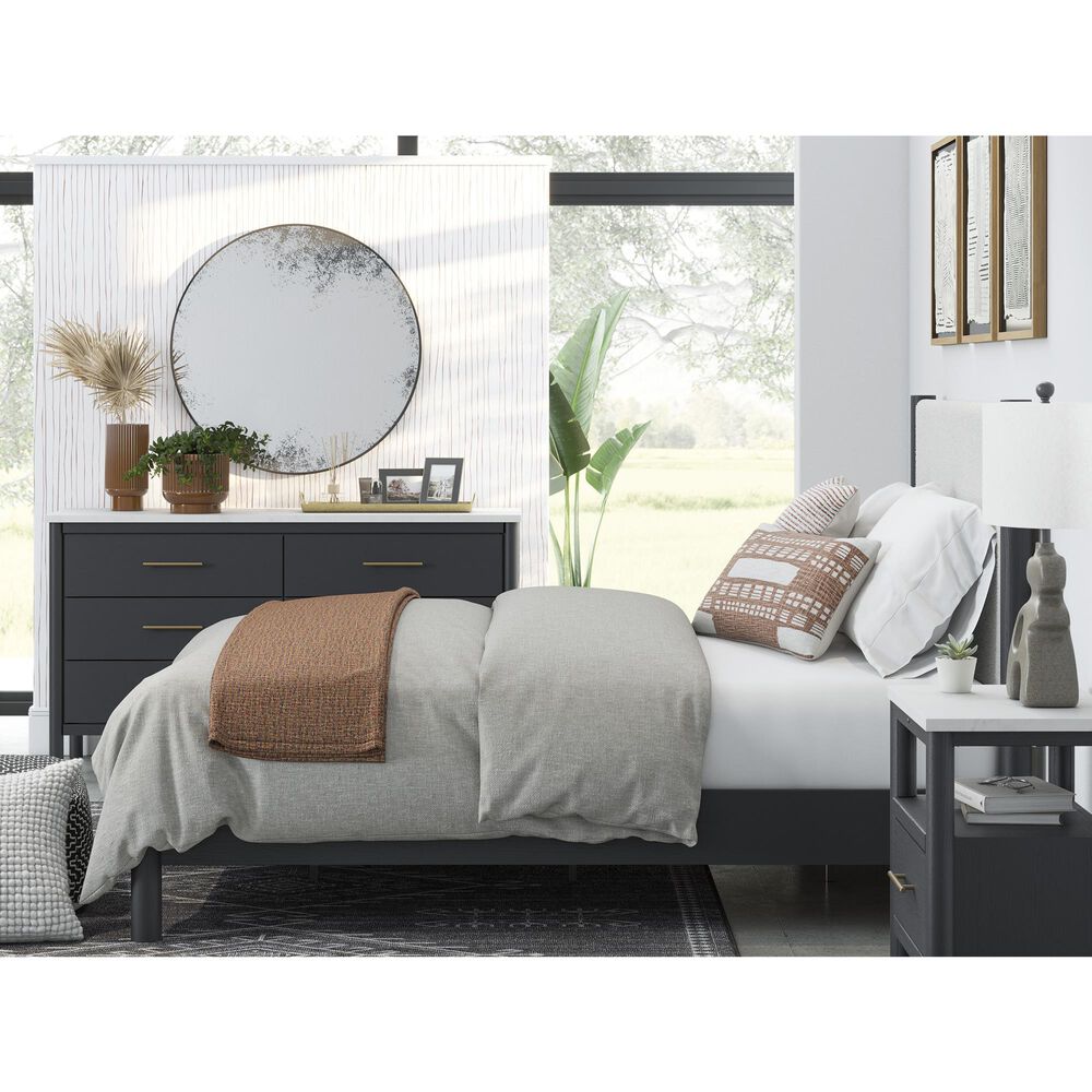 Ashley Cadmori Queen Platform Bed in Black, , large