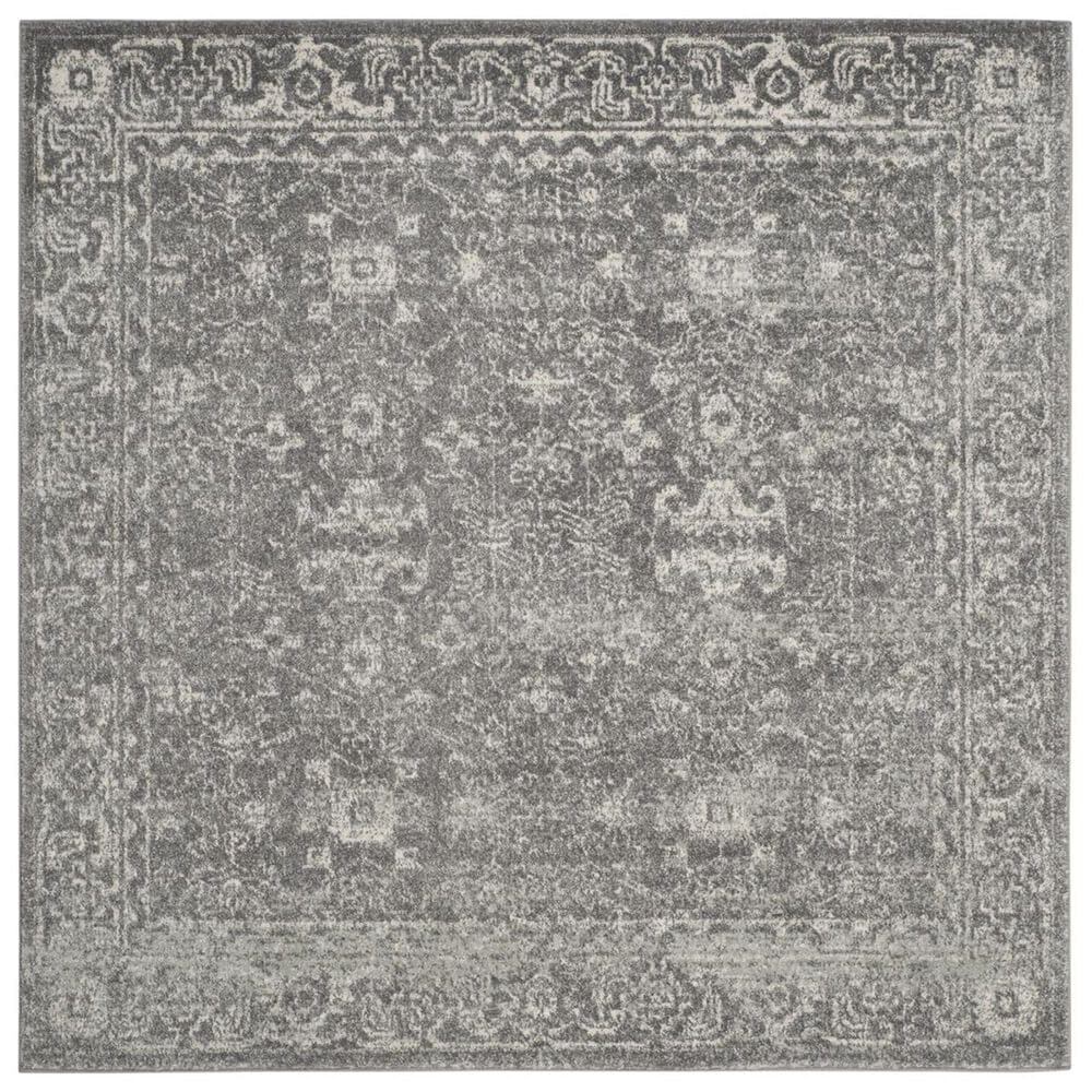 Safavieh Evoke EVK270S-5SQ 5"1" Square Grey/Ivory Area Rug, , large