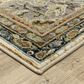 Oriental Weavers Andorra 2"6" x 12" Ivory and Blue Runner, , large