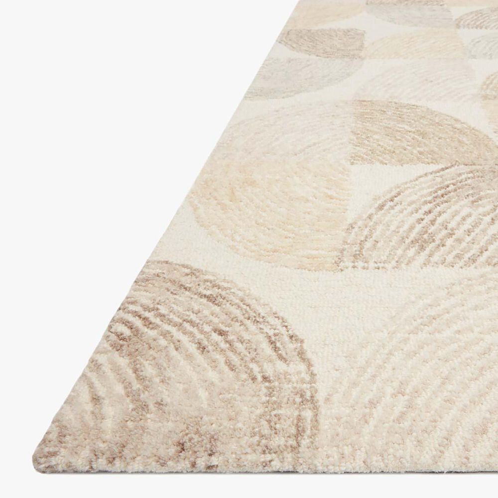 Loloi Milo MLO-03 7&#39;8&quot; x 9&#39;8&quot; Pebble/Multi Area Rug, , large