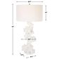 Uttermost Remnant Table Lamp in White, , large